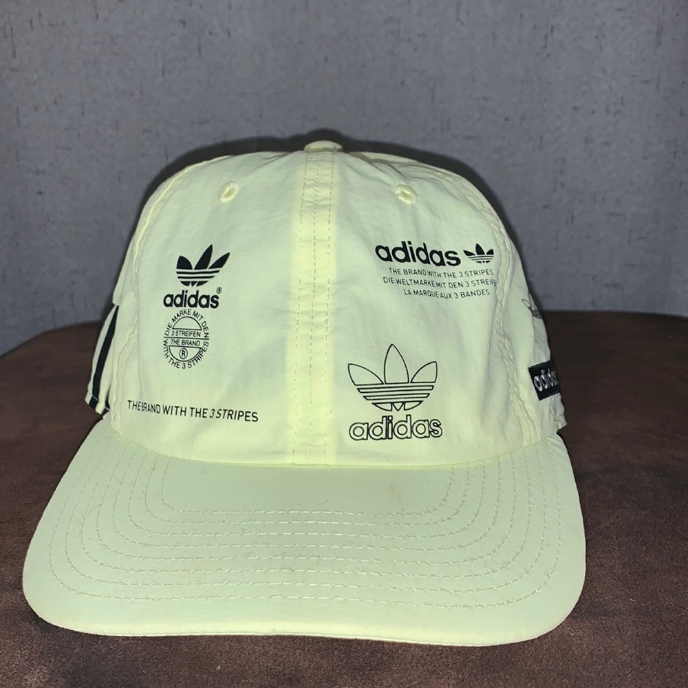 Neon Adidas Running Hat